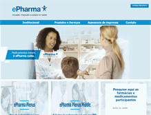 Tablet Screenshot of epharma.com.br